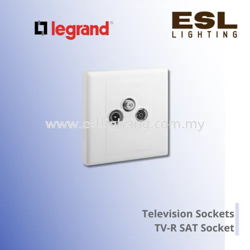 Legrand Eloe™ Television sockets TV-R-SAT socket