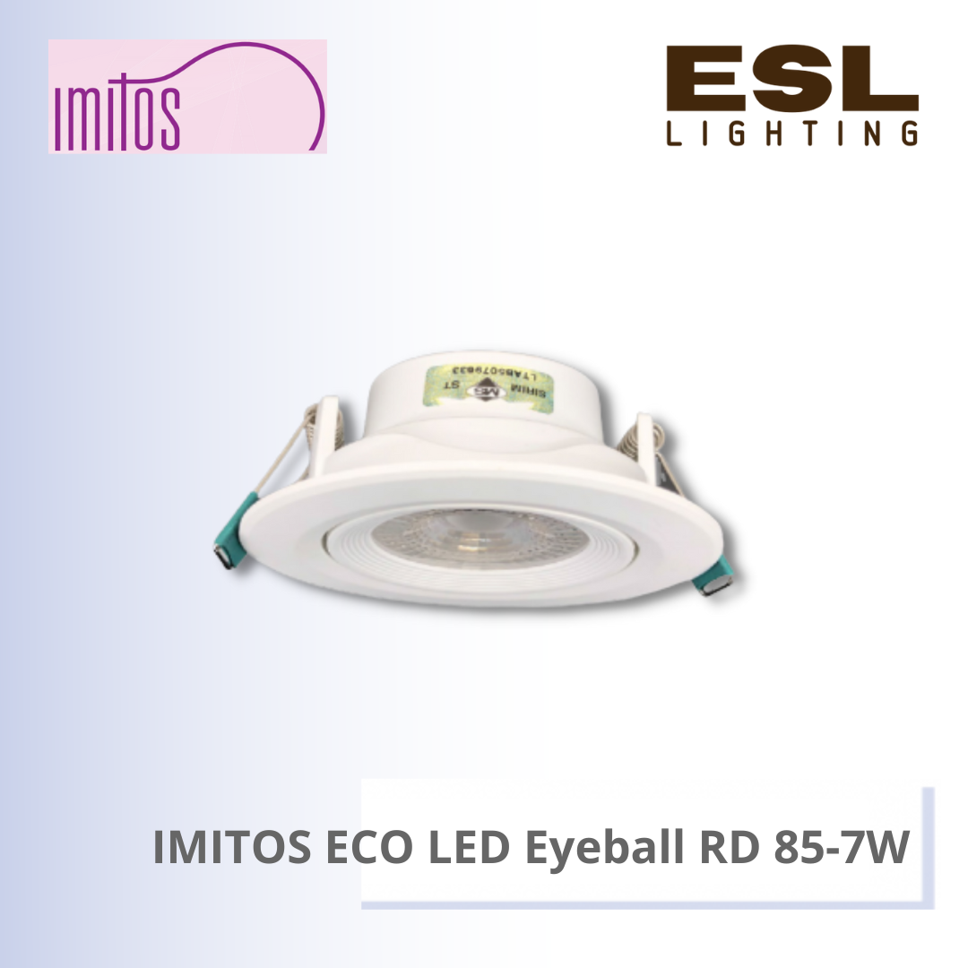 IMITOS ECO LED Eyeball ROUND 7W RD85 [ SIRIM ]