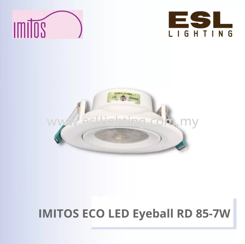 IMITOS ECO LED Eyeball ROUND 7W RD85 [ SIRIM ]