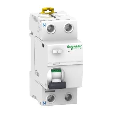 Schneider Electric Residual current circuit breaker (RCCB), Acti9 iID, 2P, 40A, AC type, 100mA