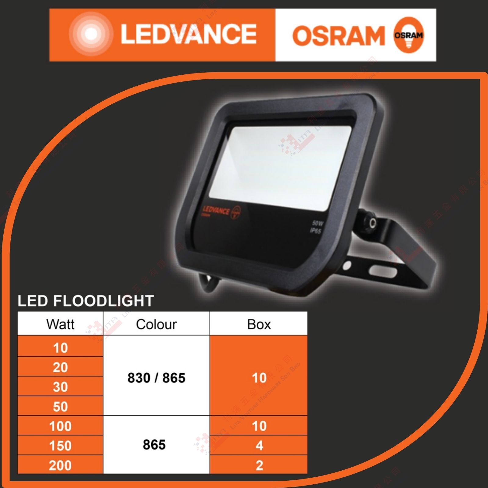 OSRAM BRAND LED FLOOD LIGHT