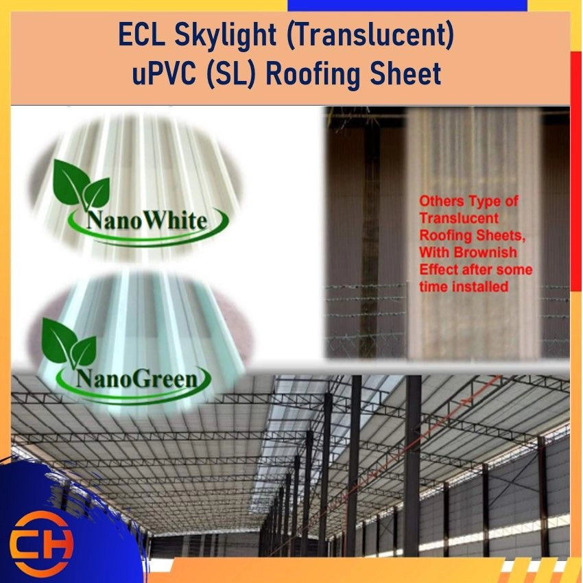 ECL Skylight (Translucent)  uPVC (SL) Roofing Sheet