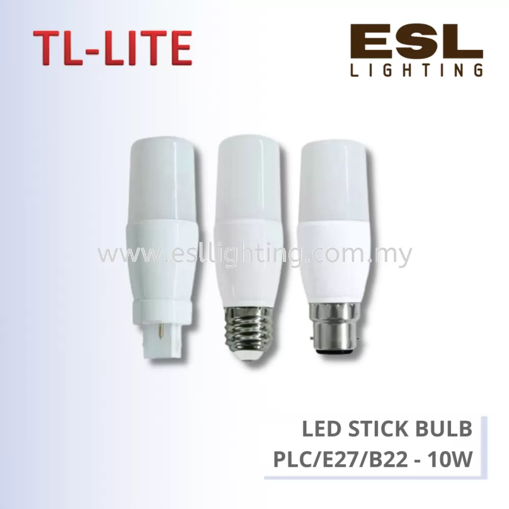 TL-LITE BULB - LED STICK BULB - PLC/E27/B22 - 10W