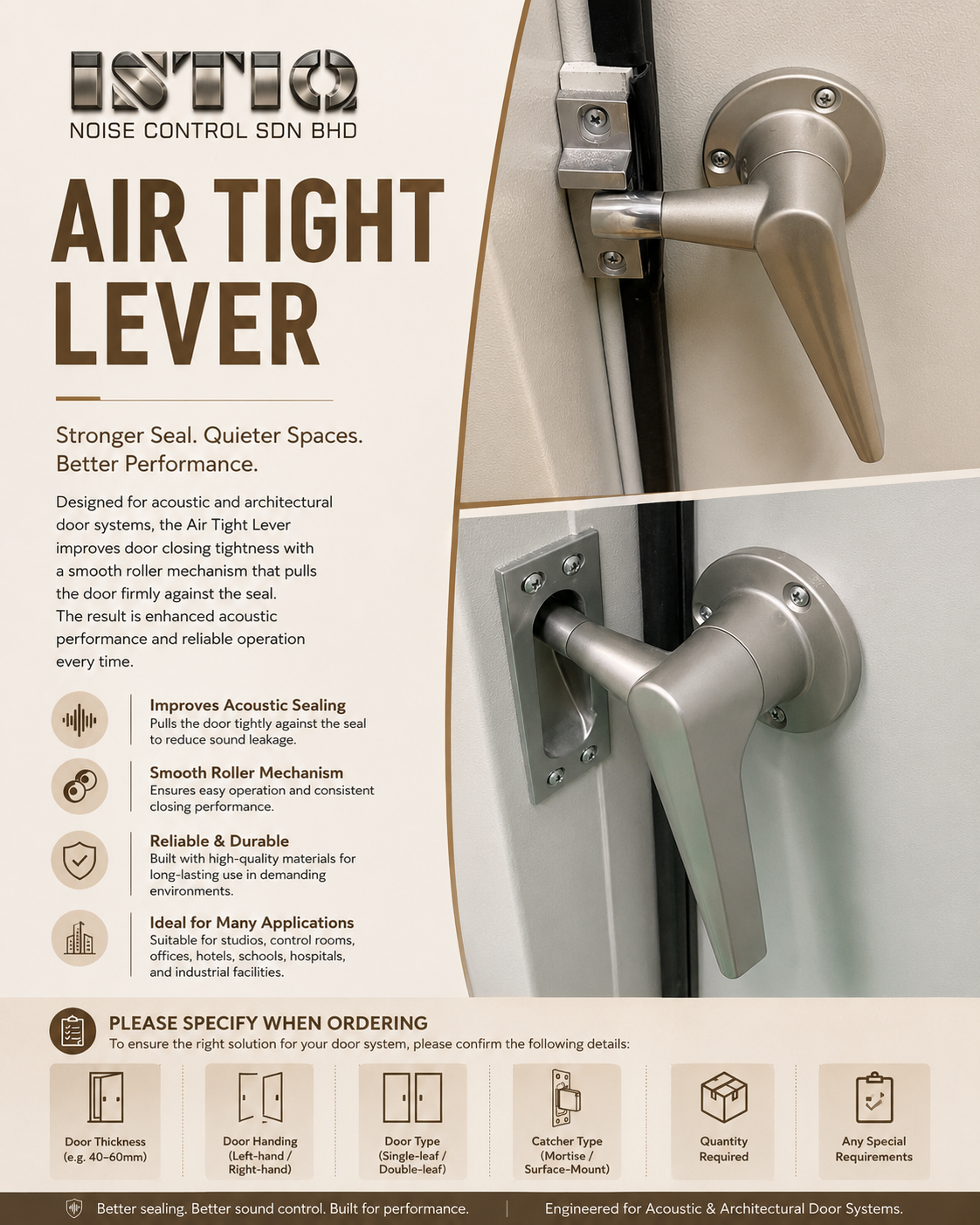 Air Tight Lever