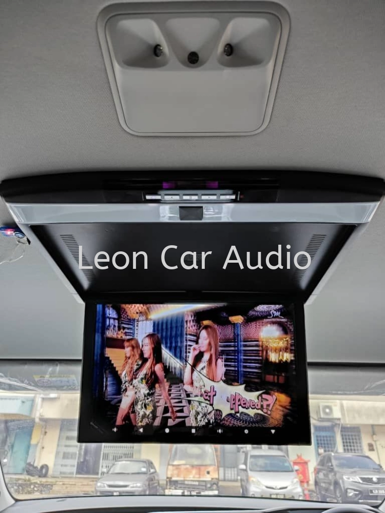 Leon new kia Carnival 2023 17.3" fhd android Netflix YouTube wifi usb hdmi mp5 roof led monitor