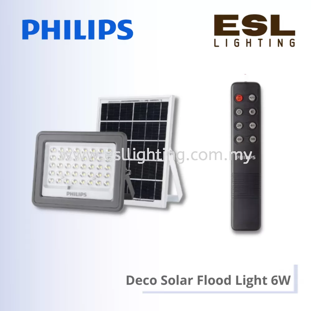 PHILIPS Deco Solar Flood Light 6W - BVC050 LED9/765