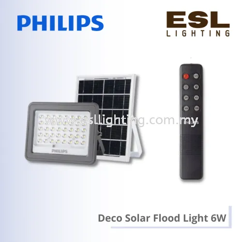 PHILIPS Deco Solar Flood Light 6W - BVC050 LED9/765