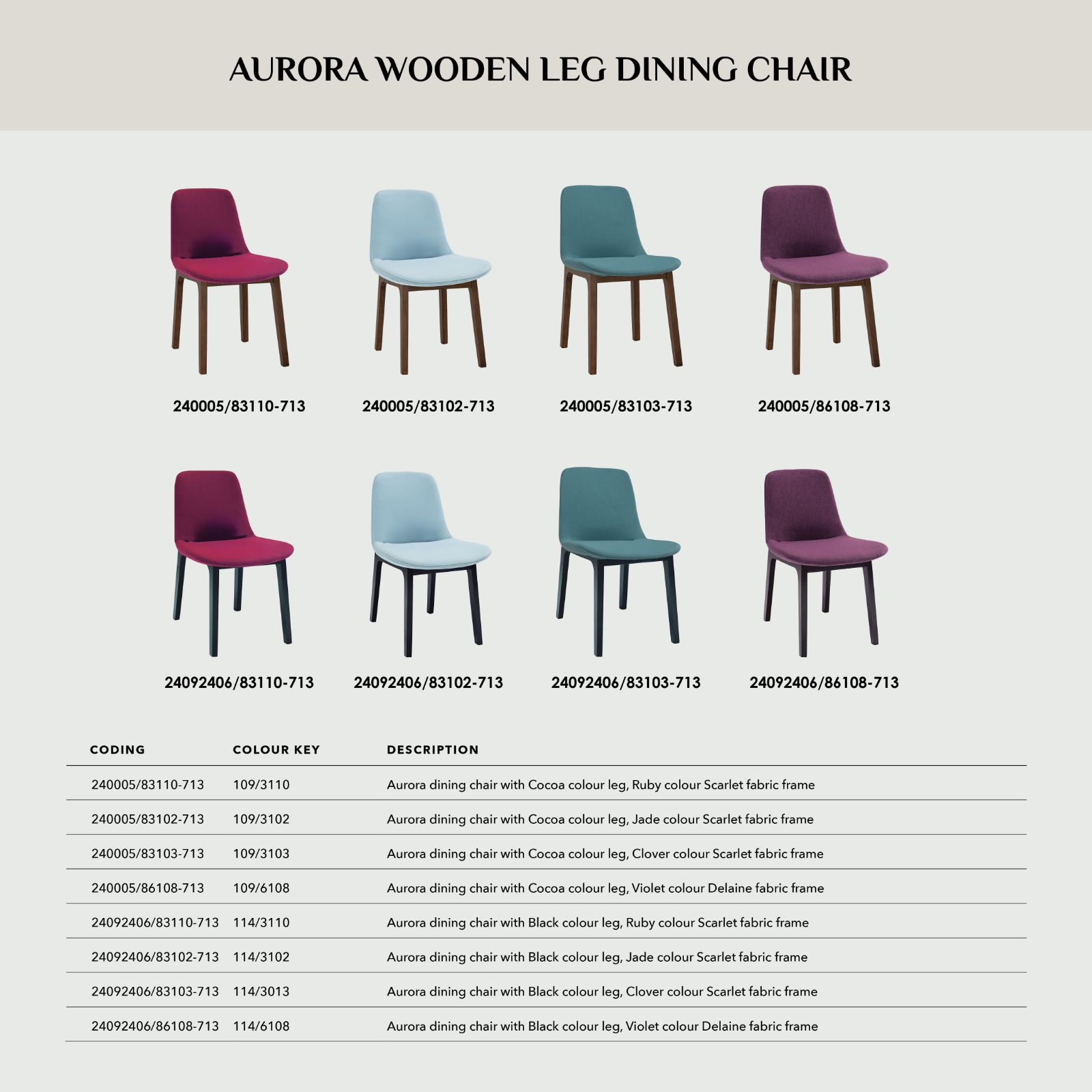 AURORA DINING CHAIR