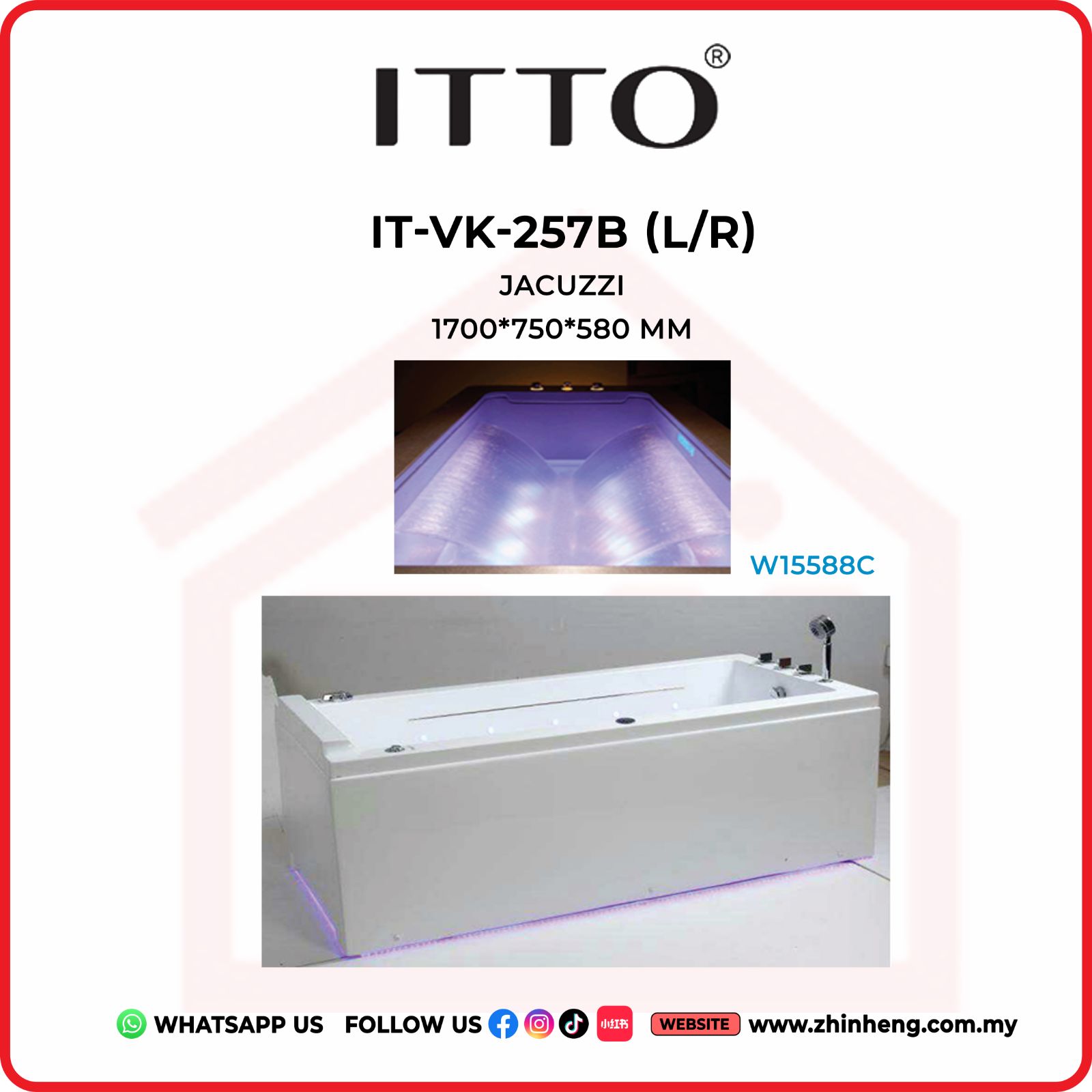 ITTO JACUZZI   IT-VK-257B(L/R)