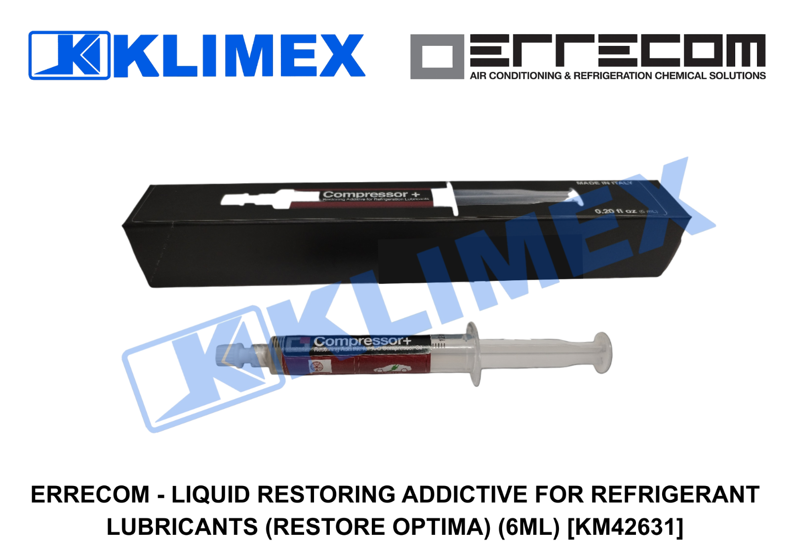 ERRECOM - LIQUID RESTORING ADDICTIVE FOR REFRIGERANT LUBRICANTS (RESTORE OPTIMA) (6ML) [KM42631]
