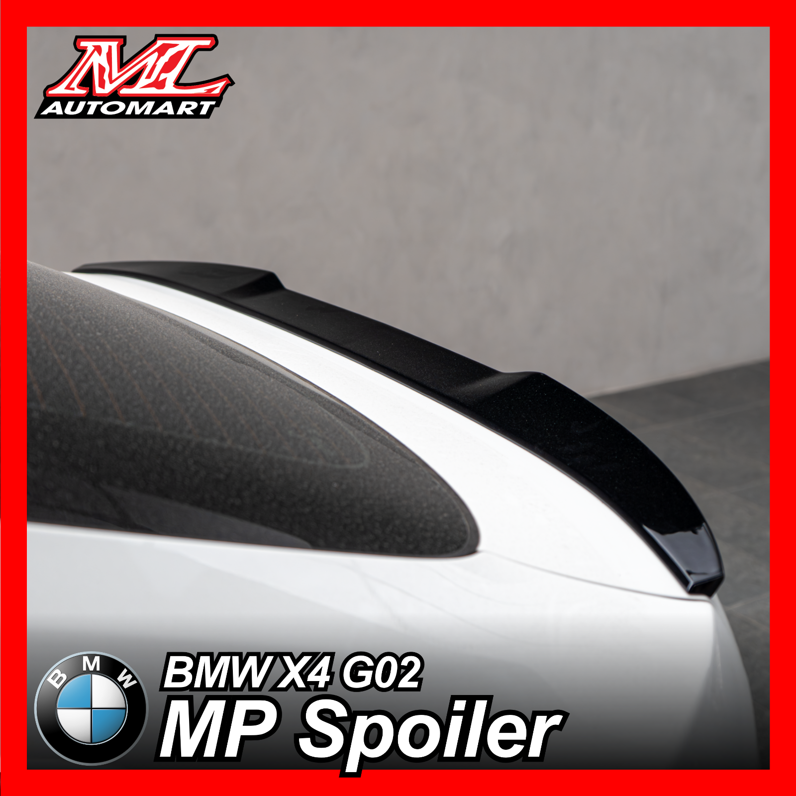 BMW X4 G02 : M Performance Spoiler