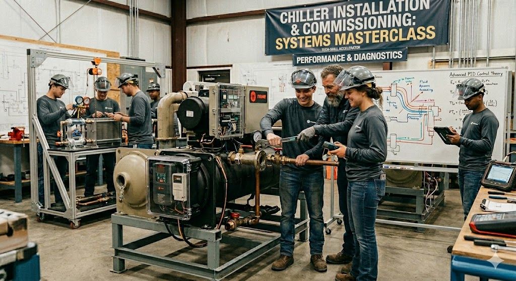 Chiller installation and commissioning training