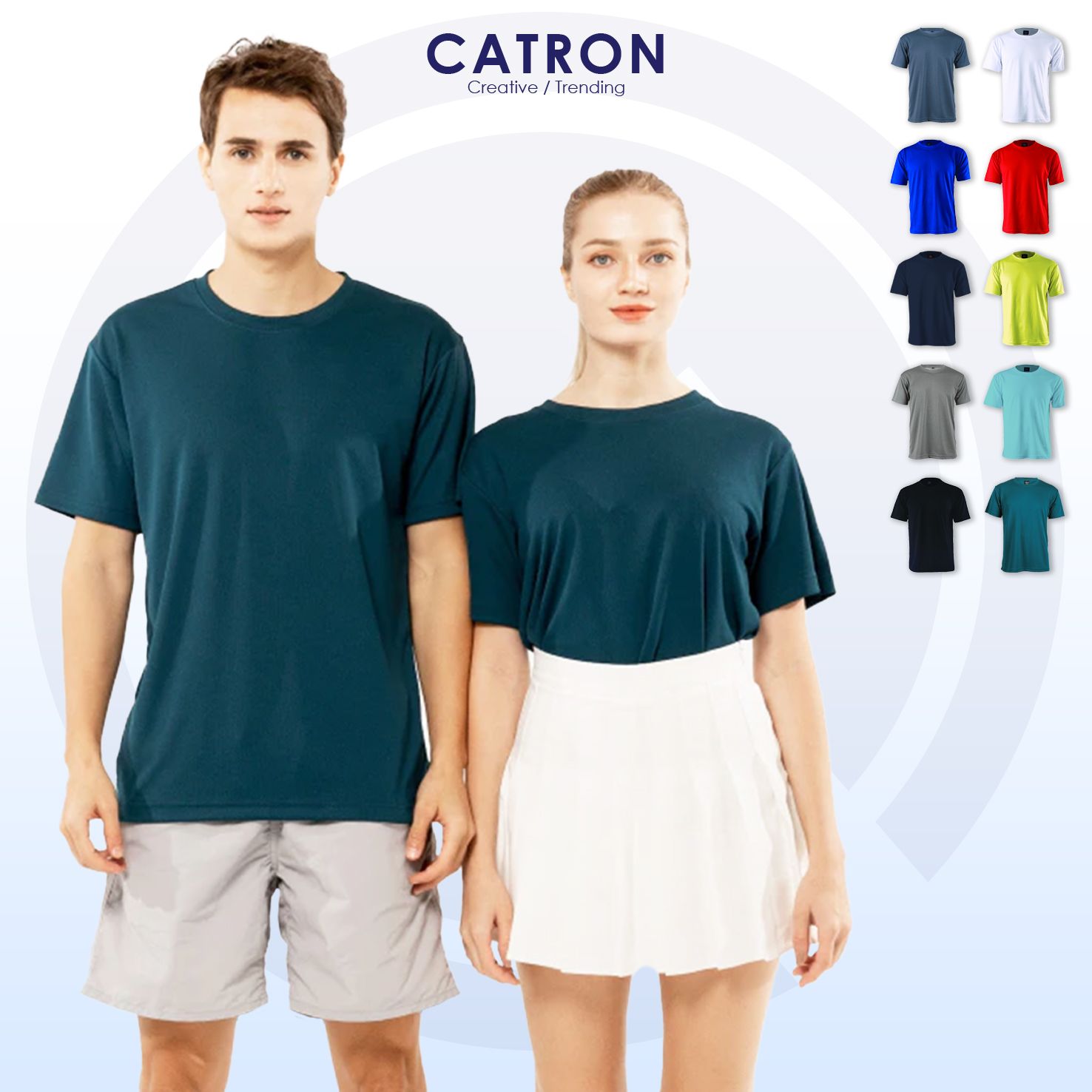 EM 1815 Plain Quick Dry Short Sleeve Round Neck T-shirt (165gsm)