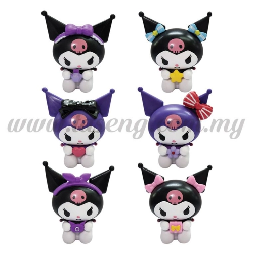 Kuromi 7.5cm 6pcs (DC2-KRM-6) - Taseng Marketing Sdn Bhd