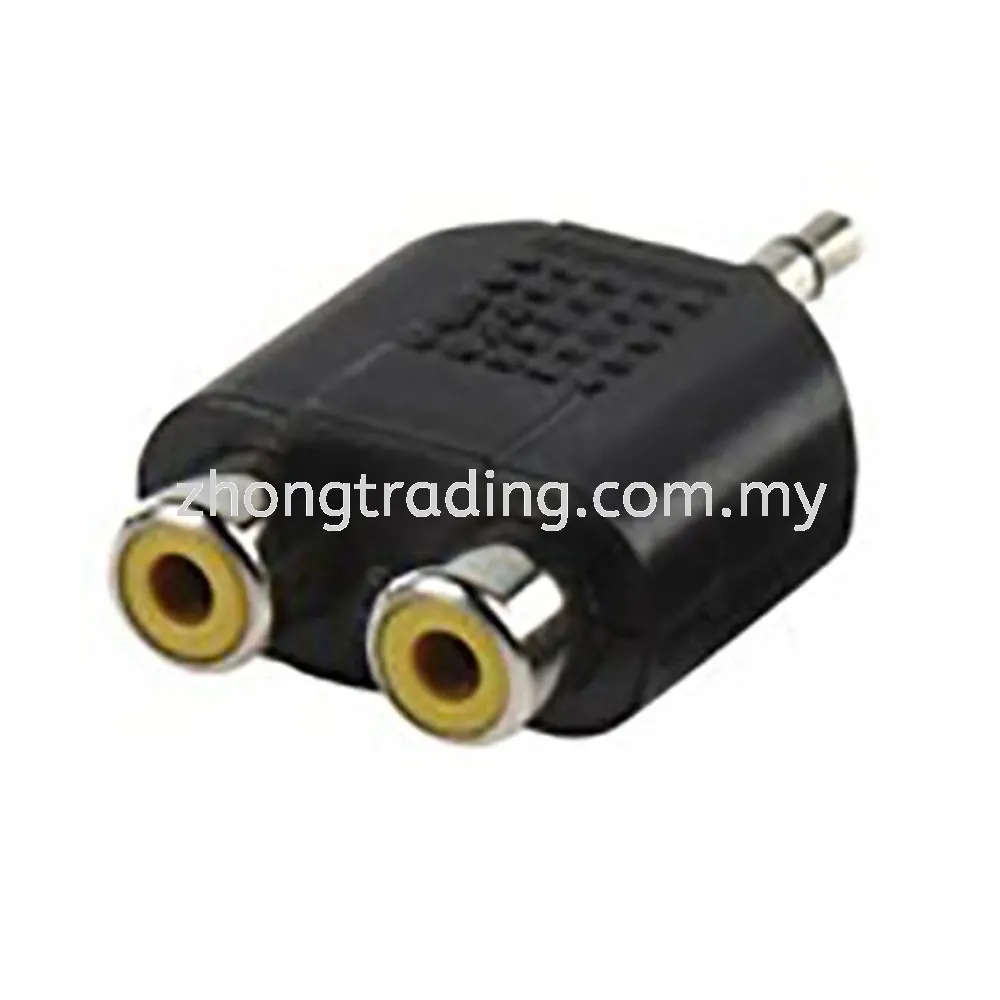 Stereo (S) Plug To 2 stereo (S) Socket MA-80/C