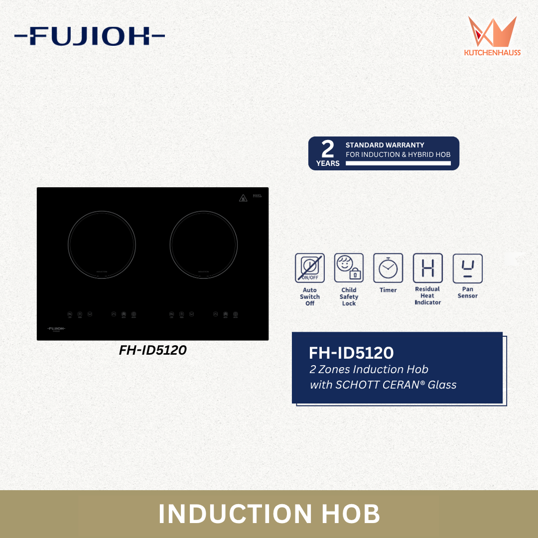 FUJIOH - Built-In 2 Zones Induction Hob | FH-ID5120