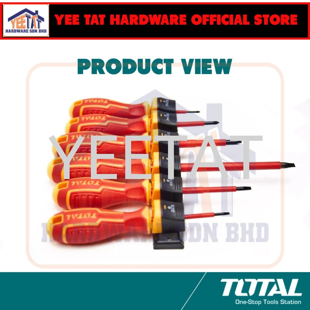 [ TOTAL ] THTIS566 Insulated Screwdriver Set 6pcs/set