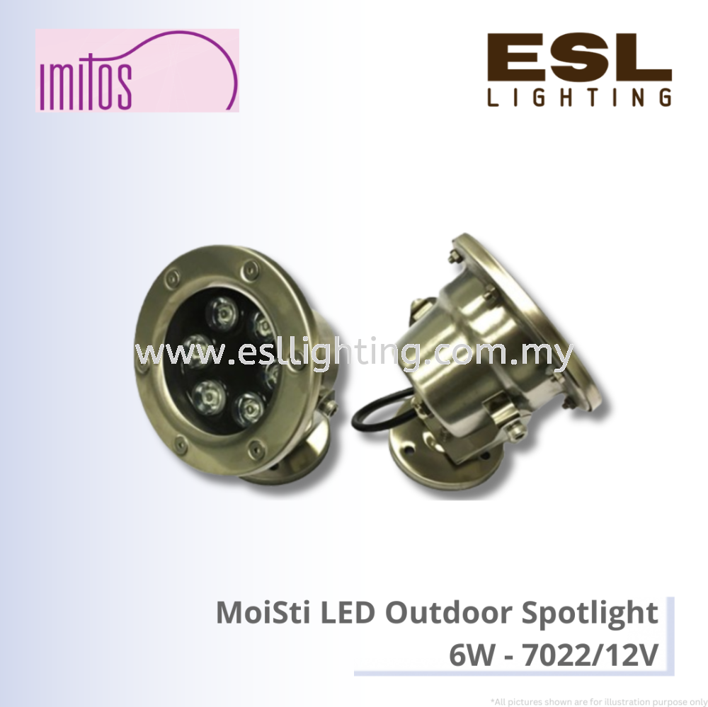 IMITOS MoiSti LED Outdoor Spotlight 6W - 7022/12V IP68