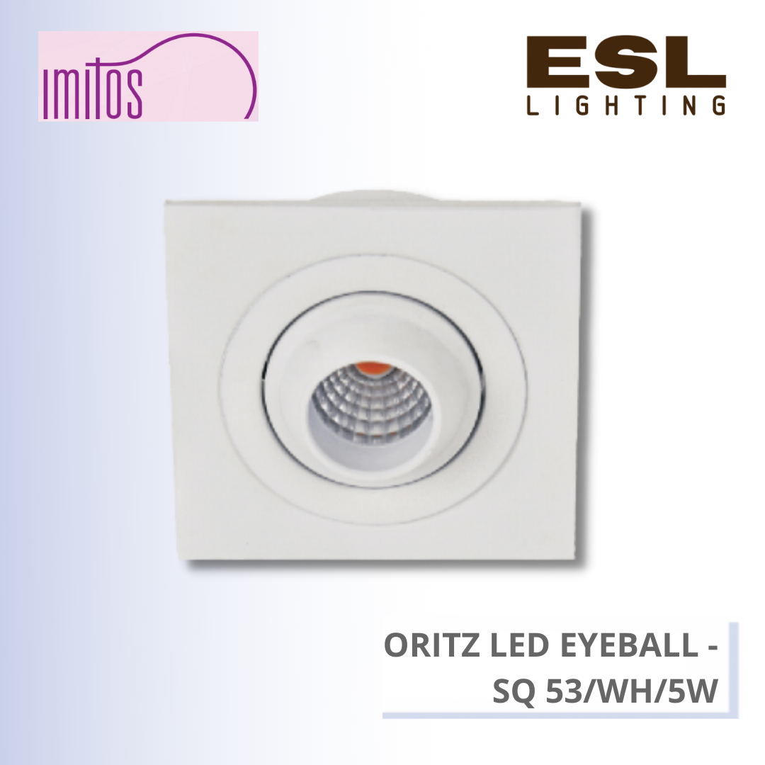 IMITOS ORITZ LED EYEBALL 5W - SQ 53/WH/5W