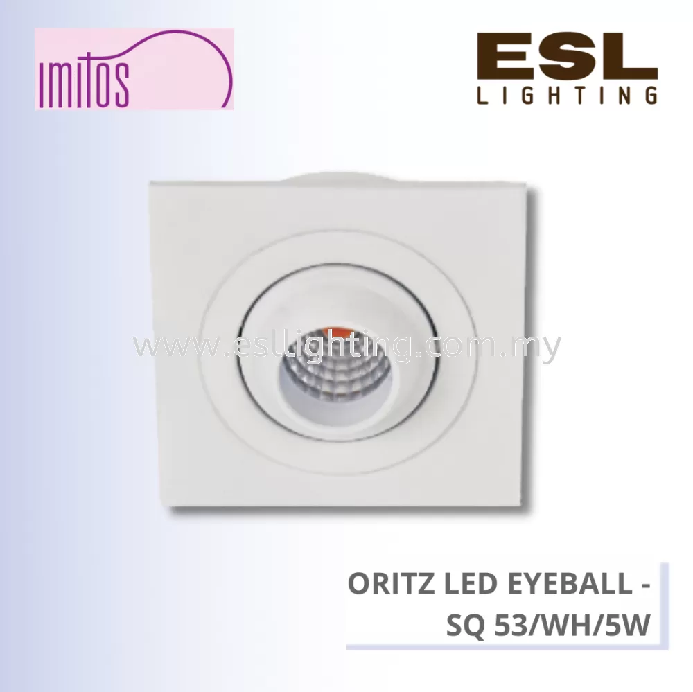 IMITOS ORITZ LED EYEBALL 5W - SQ 53/WH/5W