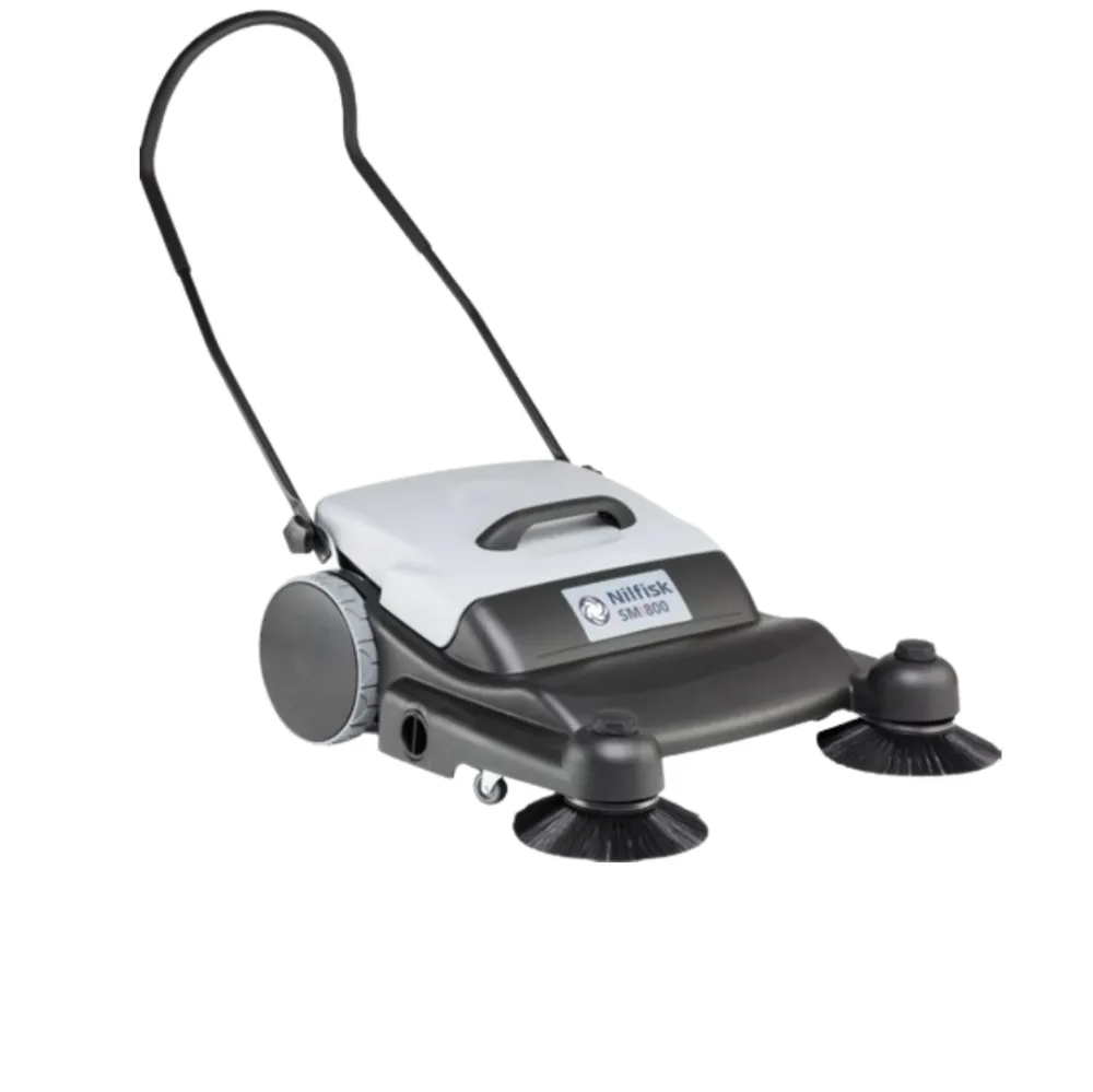 NILFISK SM 800 MANUAL OPERATED SWEEPER MACHINE