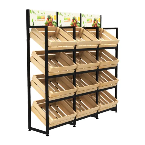 D TYPE FRUITS AND VEGETABLES RACK