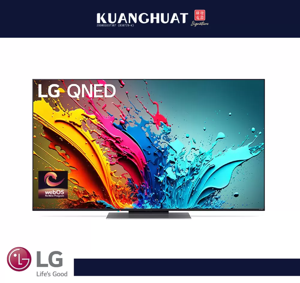 LG QNED86 55 inch 4K Smart TV (2024) 55QNED86TSA