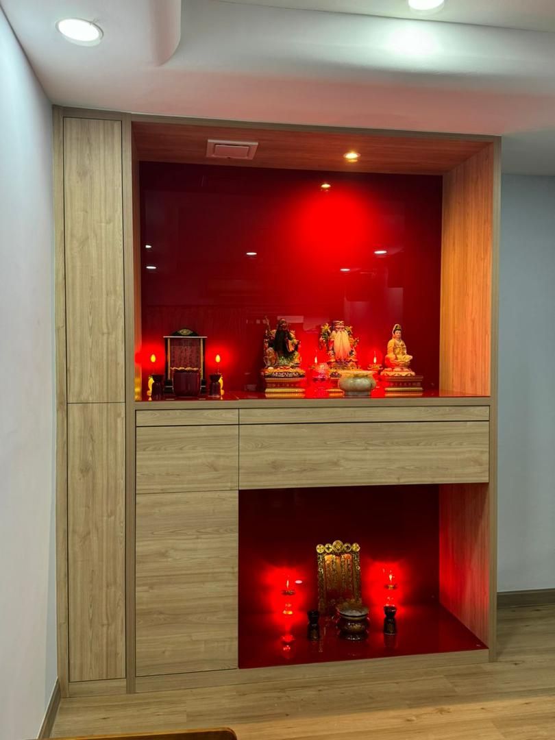 LAMINATED ALTAR CABINET | LIVING AT BUKIT TINGGI | BANDAR BOTANIC | BUKIT RAJA