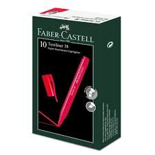 FABER CASTELL Textliner 38 Highlighter Red