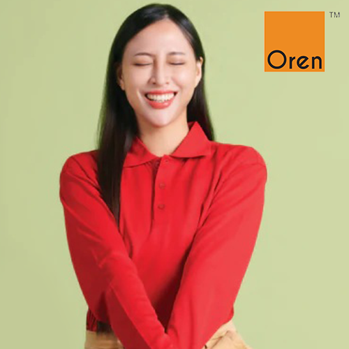 Unisex CVC Long Sleeve Polo Shirt - QD84