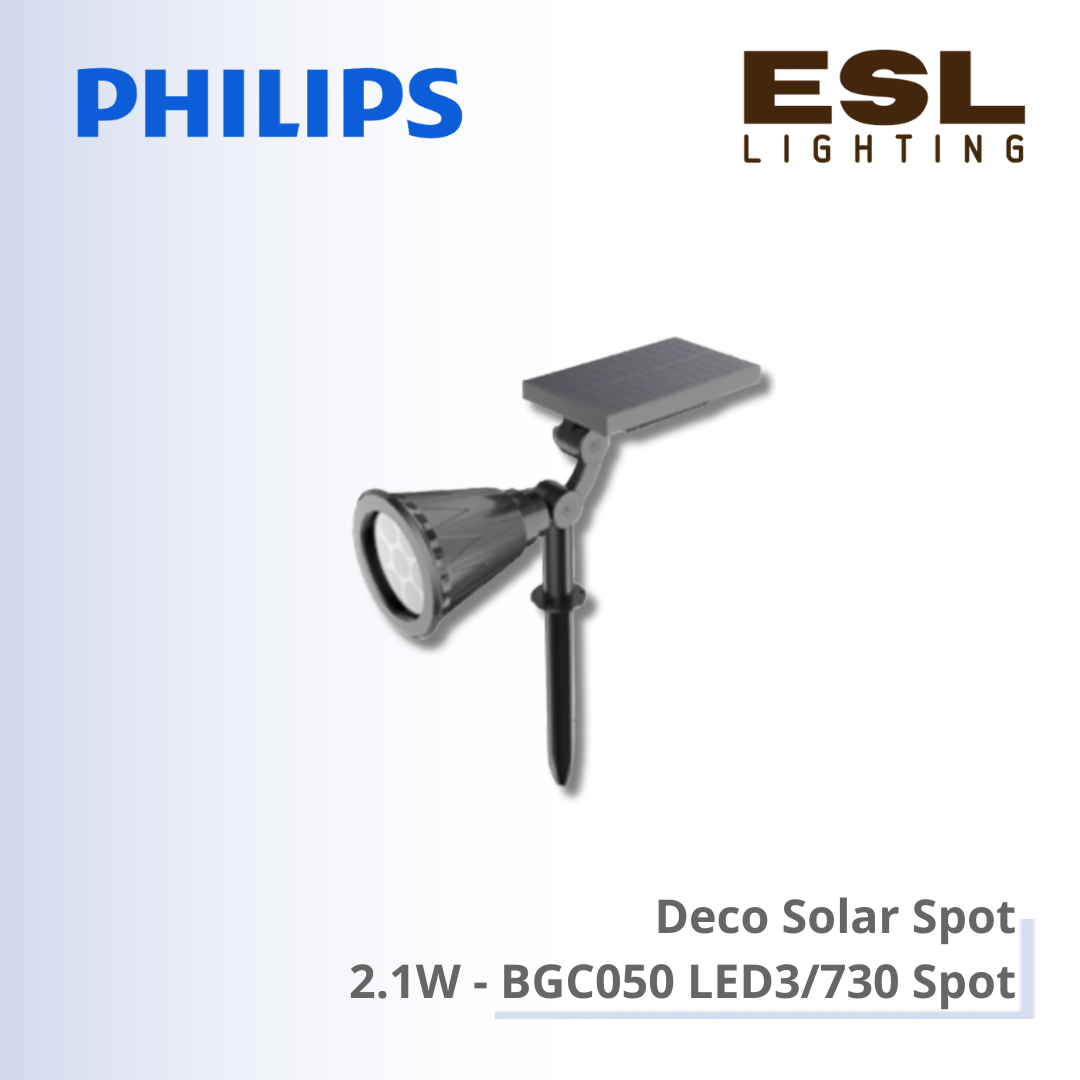 Philips Deco Solar Spot 2.1W - BGC050 LED3/730 Spot IP65