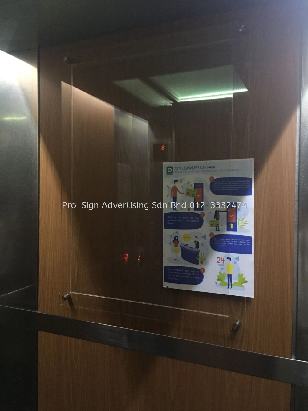 POSTER ACRYLIC POCKET DISPLAY (LE APPLE HOTEL, KL ,2020)