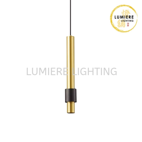 Post Modern Minimalist Tube Style Pendant Light