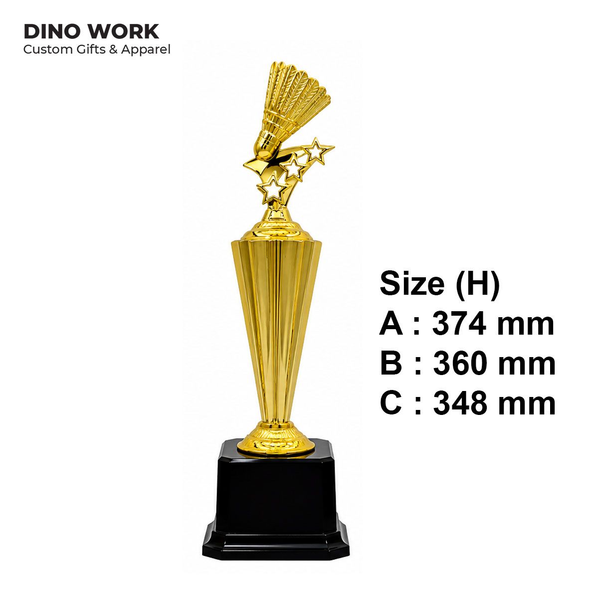 Badminton Trophy | Custom Badminton Awards Malaysia