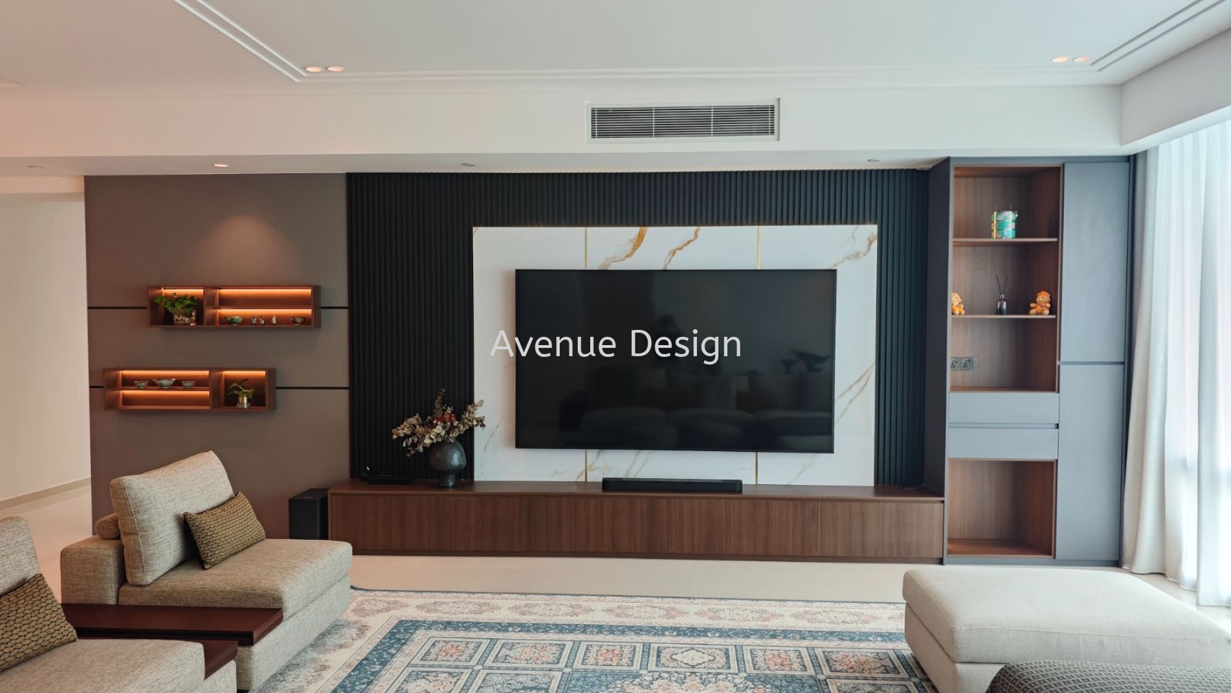 Custom Made TV Cabinet in Pavilion Damansara Heights