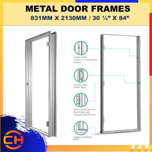 Metal Door Frame Pintu Frame Besi 30 INCH x 7 FEET - CHENG HUAT HARDWARE (SENTUL) SDN BHD