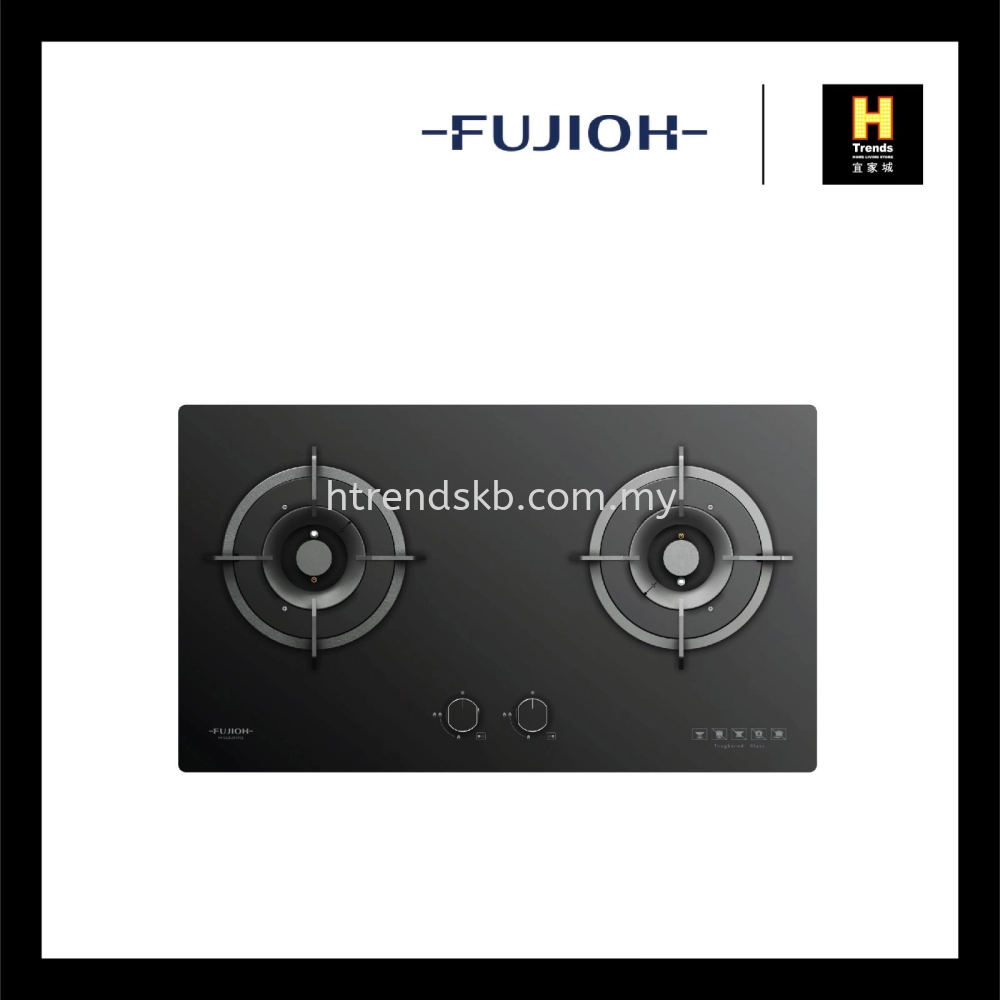 Fujioh 2 Burner Build In Gas Hob (Glass) FH-GS2020SVGL