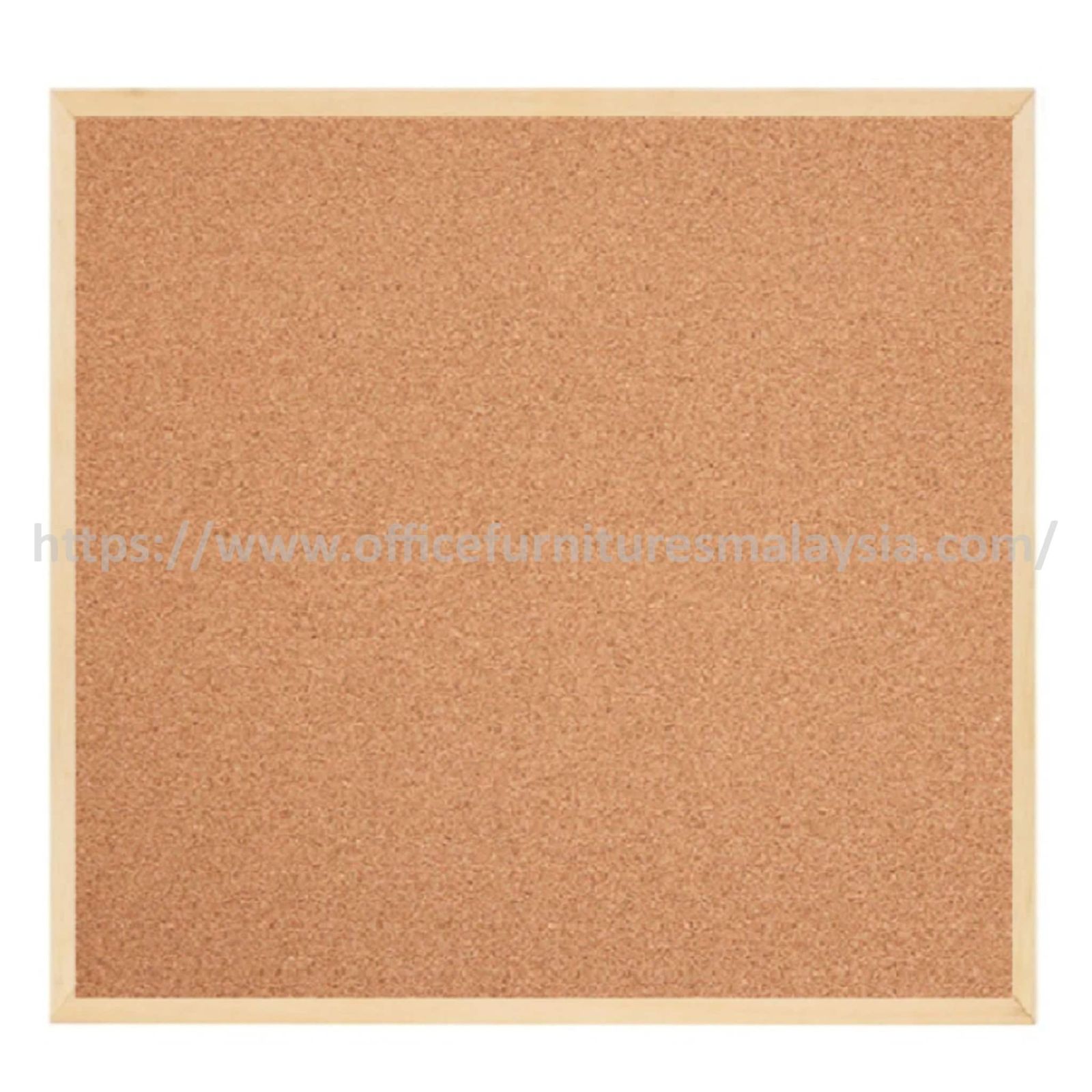 3 ft x 3 ft Basic Wooden Frame Cork Board OFMEC033C