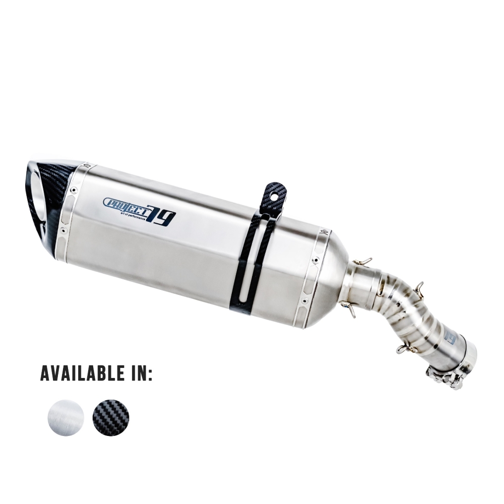 Project79 Titanium Slip On Exhaust System QPLK17TT + QPM06TT / QPM55(51)CB for Kawasaki ZX25R