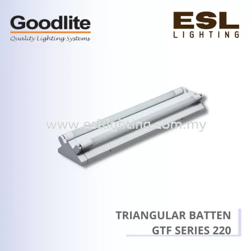 GOODLITE GTF SERIES TRIANGULAR BATTEN 2FT GTF 220/LED