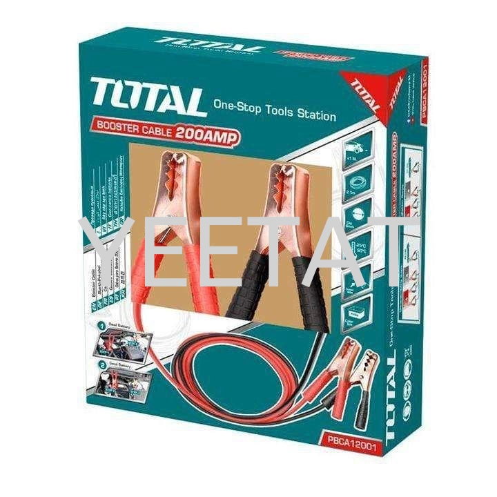 [ TOTAL ] PBCA12001 Booster Cable 200A (1.8L) Jump Start Car Engine