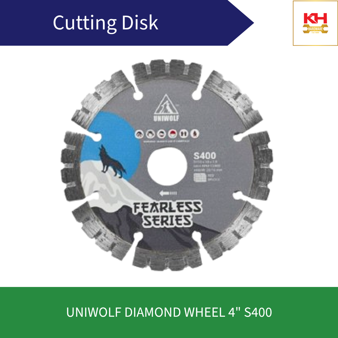UNIWOLF Diamond Wheel 4" S400