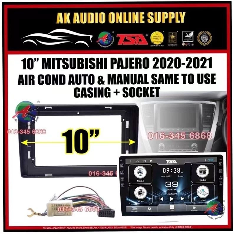 T5 DSP CarPlay◾TSA Mitsubishi Pajero 2020 - 2021 Android 10'' inch Car Player Monitor