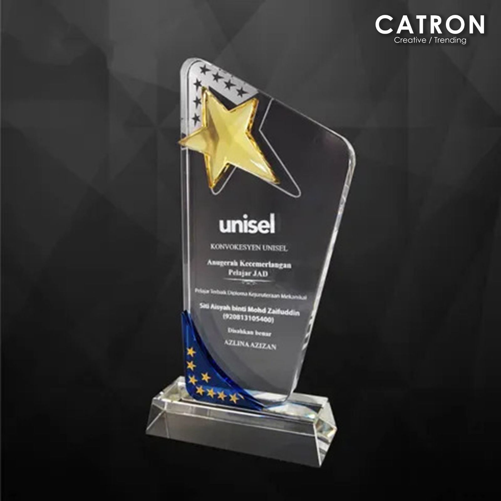9120 - CRYSTAL TROPHY