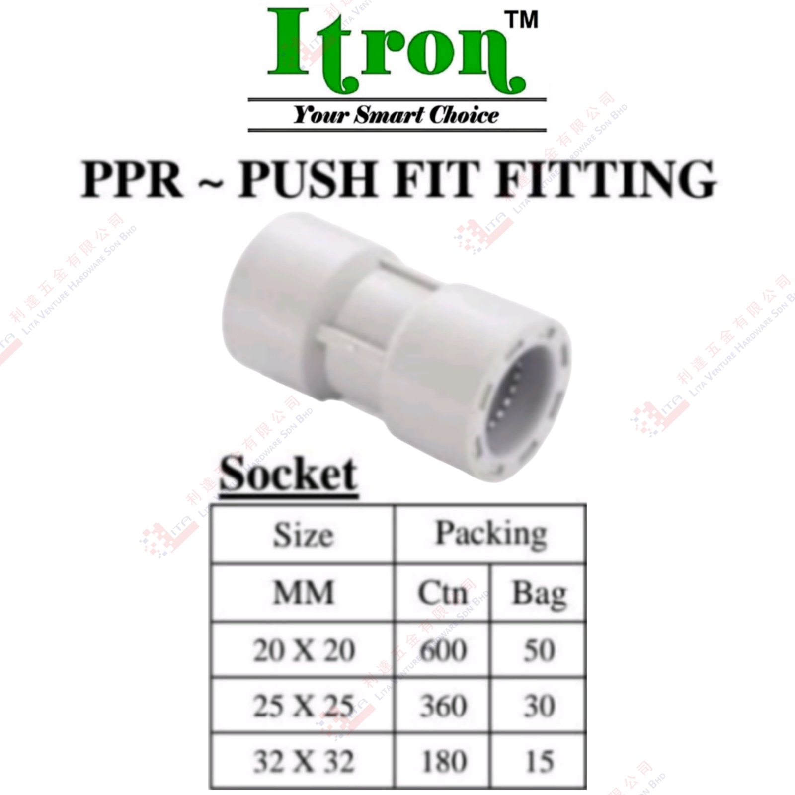 ITRON BRAND SOCKET - PPR