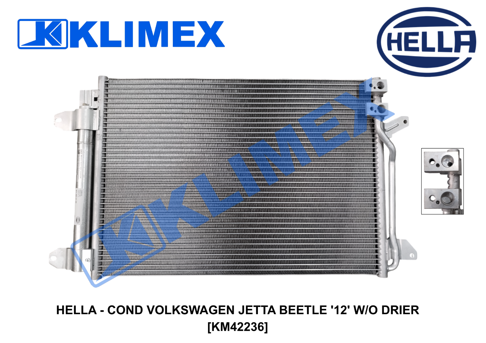 HELLA - COND VOLKSWAGEN JETTA BEETLE '12' W_O DRIER [KM42236]