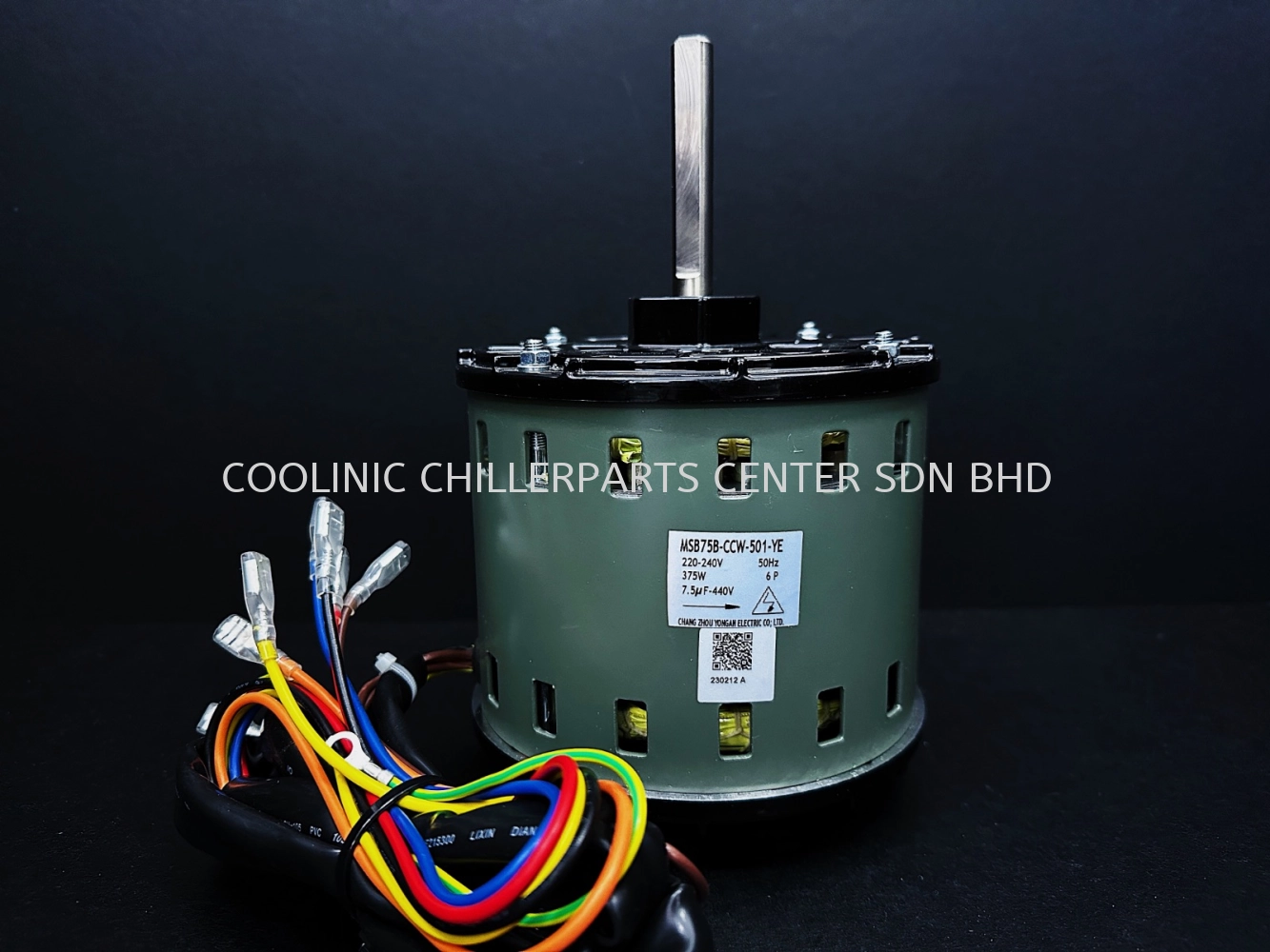 MSB75B-CCW-501-YE Fan Motor [R03039033698] 375W/220-240V/1PH/50HZ S/S MSB375W-501 [R03039019596]