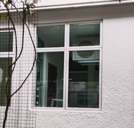 Aluminium casement window at Sutera JB
