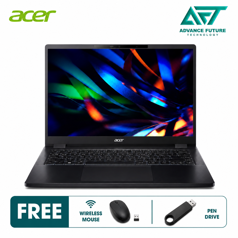 Acer TravelMate TMP414-53-58C9 14'' 2K Business Laptop Blue ( Intel Core i5 1335U, 8GB, 512GB SSD, Intel, W11Pro )
