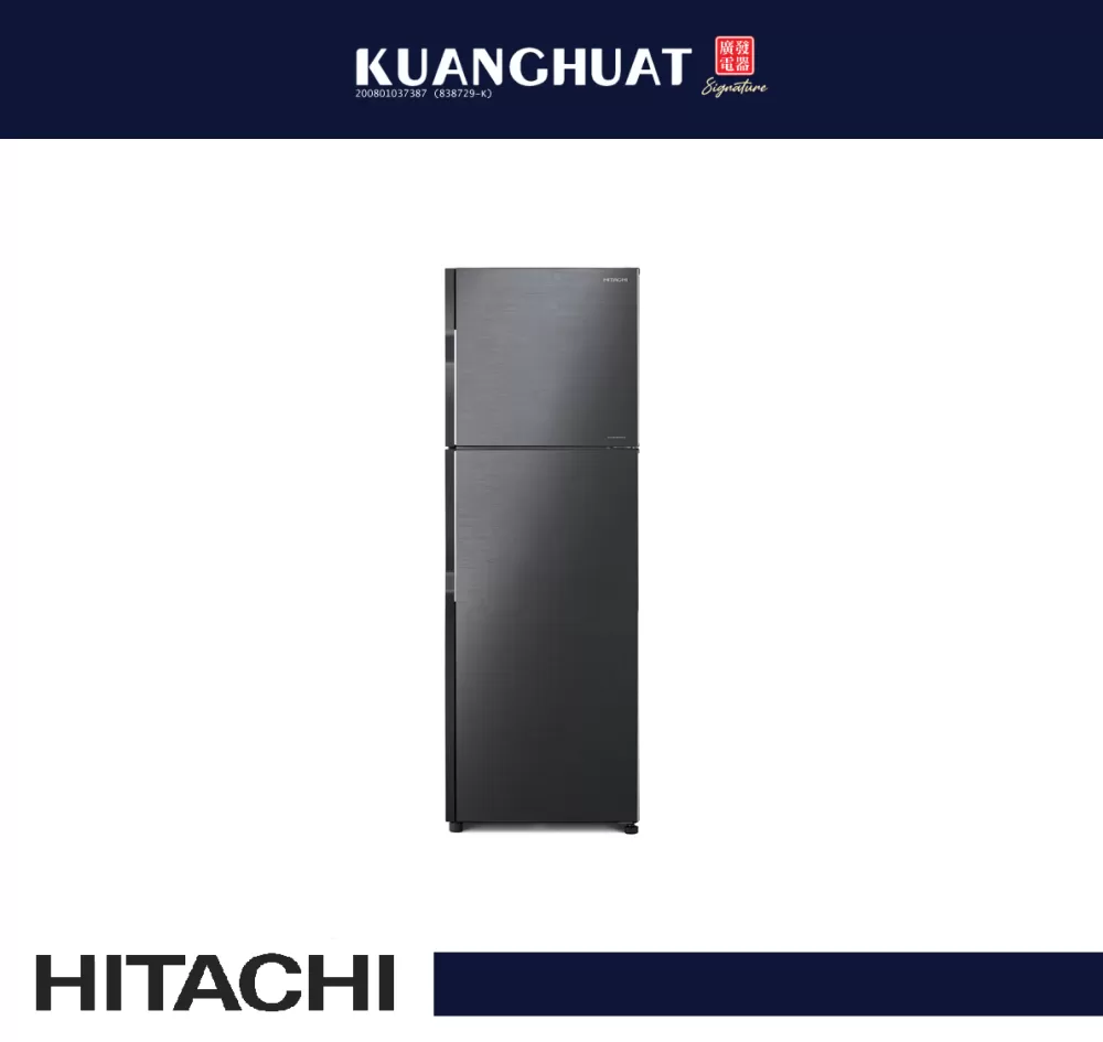 HITACHI 253L 2 Door New Stylish Line - Stylish Refrigerator R-H275P7M BBK